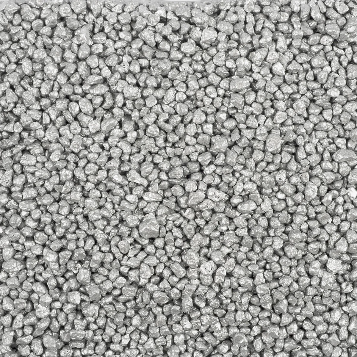 Dekorationssten sølv 2-3mm, 500g festartikler