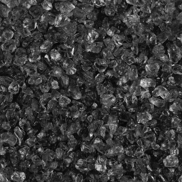 Dekorationsglas sort 2-4mm, 400g pyntesten