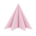 Rosa Sovie Linclass Airlaid serviet foldet i trekant, 40x40 cm, stoflignende engangsserviet.