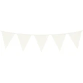 Vimpel XL hvid 43cm x 10m festartikler