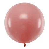 Ballon Rund gammelrosa pastel 60cm festpynt
