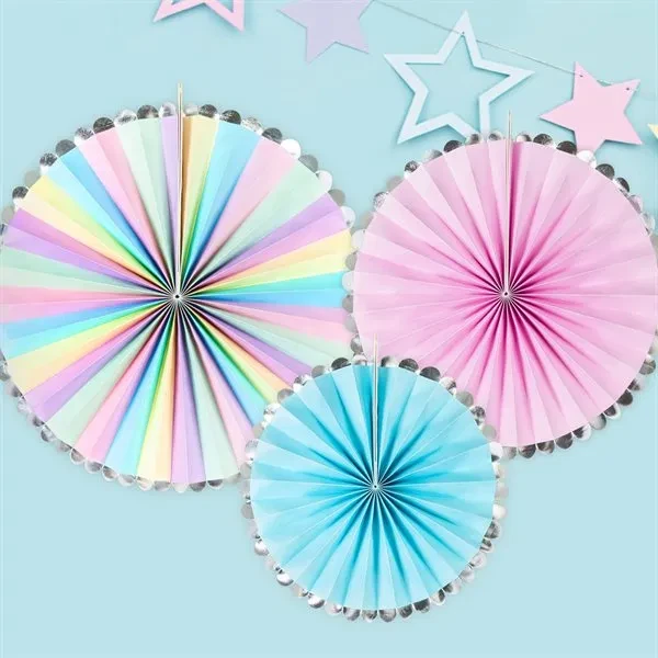 Rosetter Unicorn mix, 3 stk. børnefødselsdag